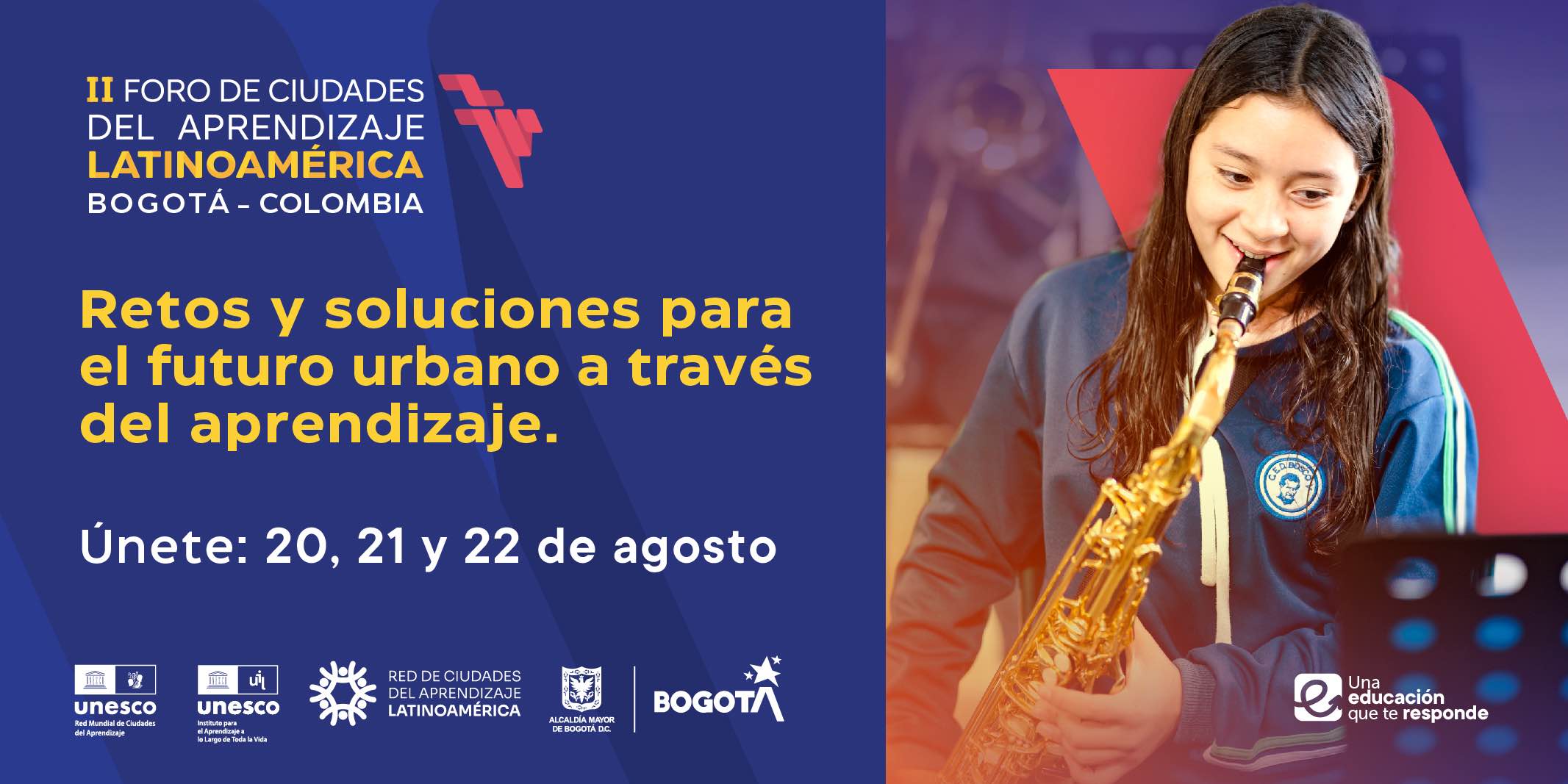 Del 20 al 22 de agosto, el aprendizaje se toma a Bogotá.