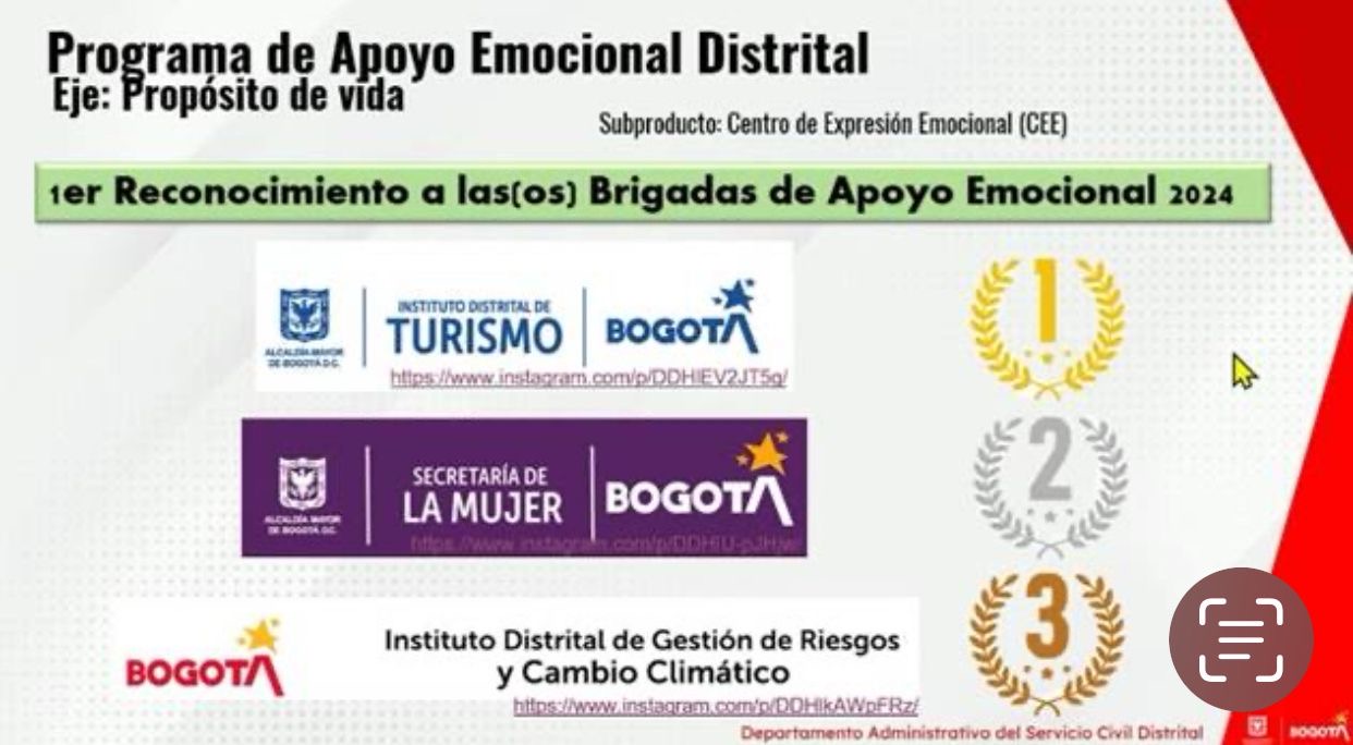 Turismo Bogotá recibe seis reconocimientos por su liderazgo en la gestión y compromiso con la excelencia