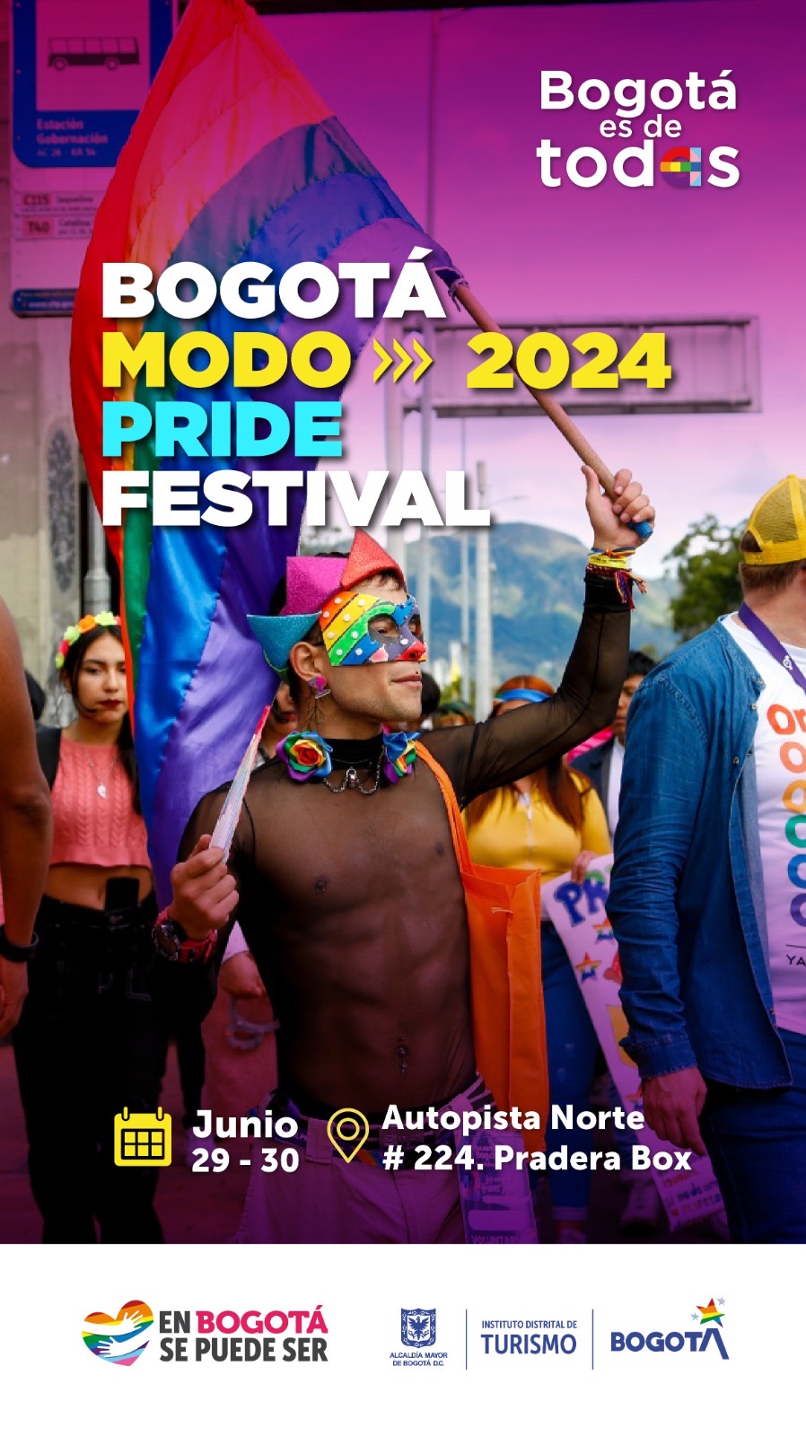 Bogotá está en modo Pride Festival y se viste de diversidad este 29 de junio