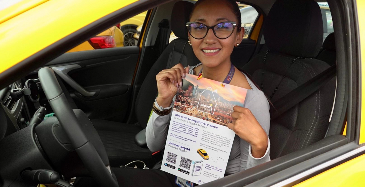 Conductores de taxi del Aeropuerto El Dorado, aliados clave en la bienvenida segura a Bogotá