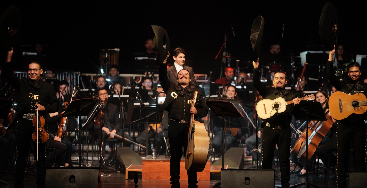 Mariachi Internacional de Guadalajara y la Orquesta Filarmónica rindieron sentido homenaje a Bogotá en sus 486 años de fundación