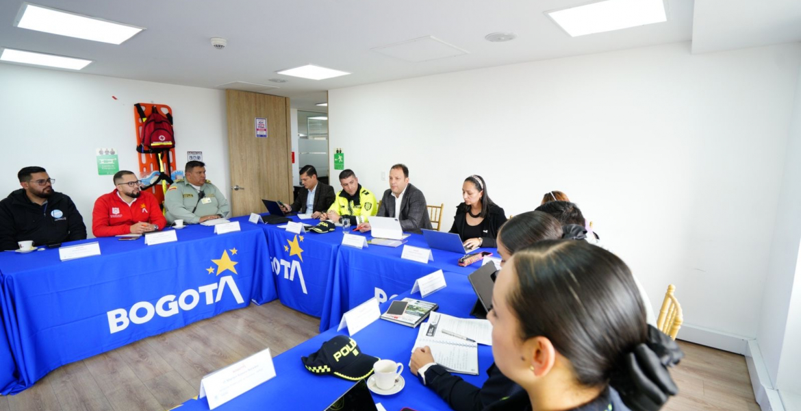 Bogotá acuerda cuatro compromisos interinstitucionales para garantizar una experiencia segura a los visitantes