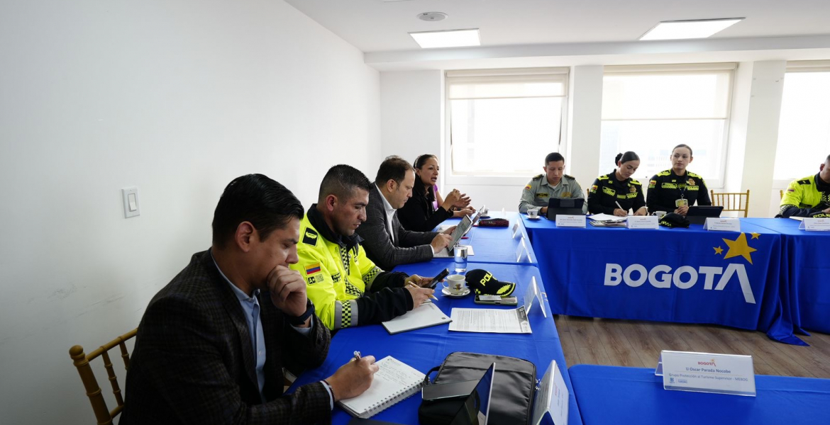 Bogotá acuerda cuatro compromisos interinstitucionales para garantizar una experiencia segura a los visitantes