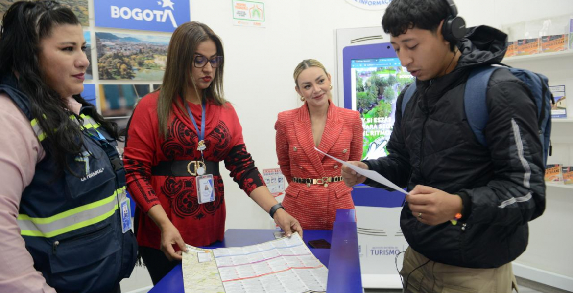 Bogotá reapertura el Punto de Información Turístico para orientar a los viajeros que lleguen por la Terminal de Transporte