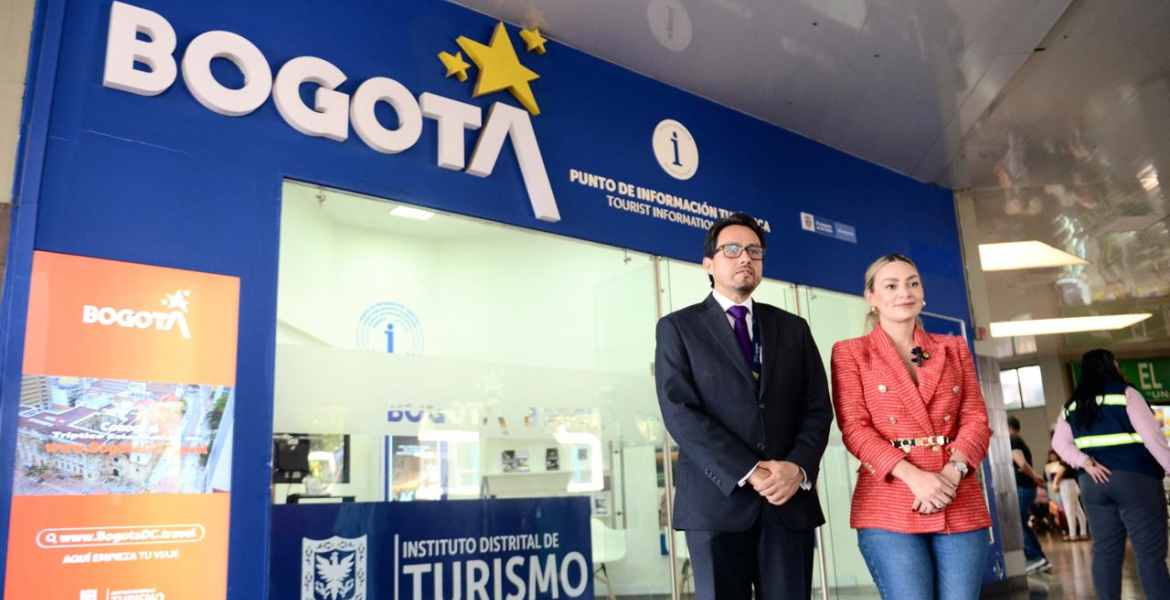 Bogotá reapertura el Punto de Información Turístico para orientar a los viajeros que lleguen por la Terminal de Transporte