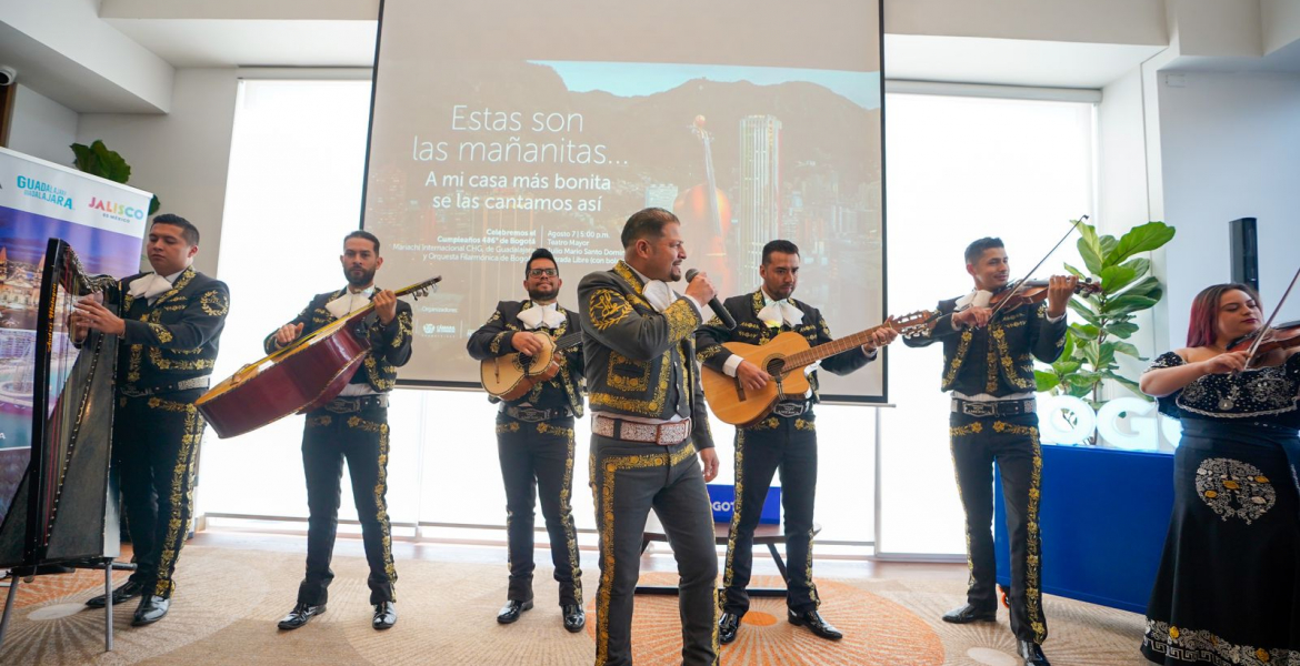 Bogotá celebrará sus 486 años con un espectáculo único: Mariachi Internacional de Guadalajara y la Orquesta Filarmónica de Bogotá