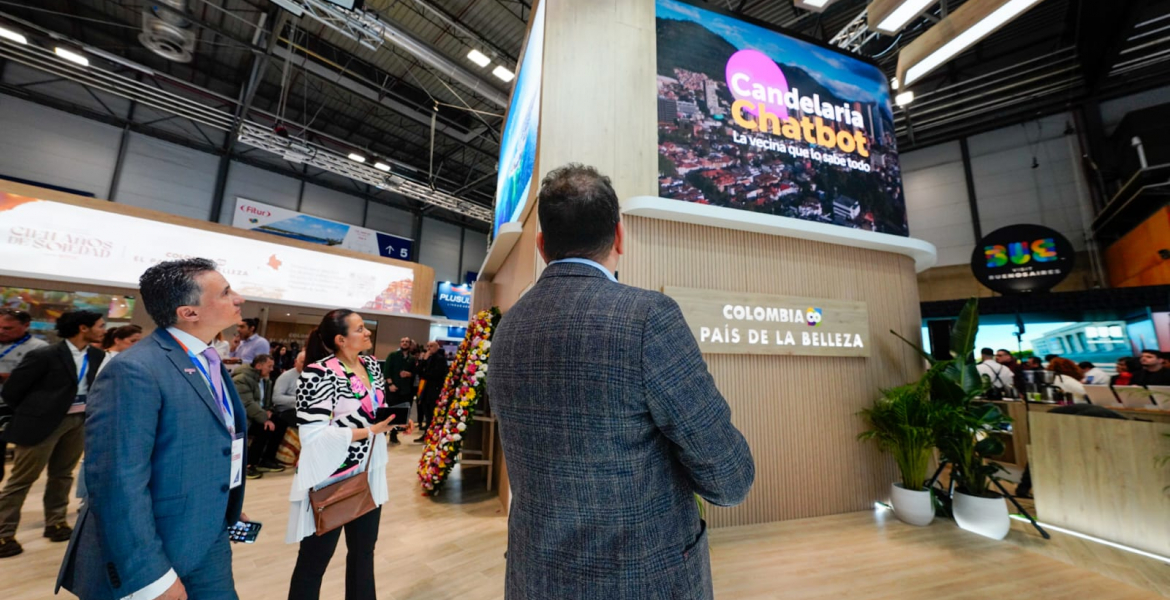 Candelaria primer ChatBot de IA generativa de Colombia enfocado en turismo se presentó en Madrid, España