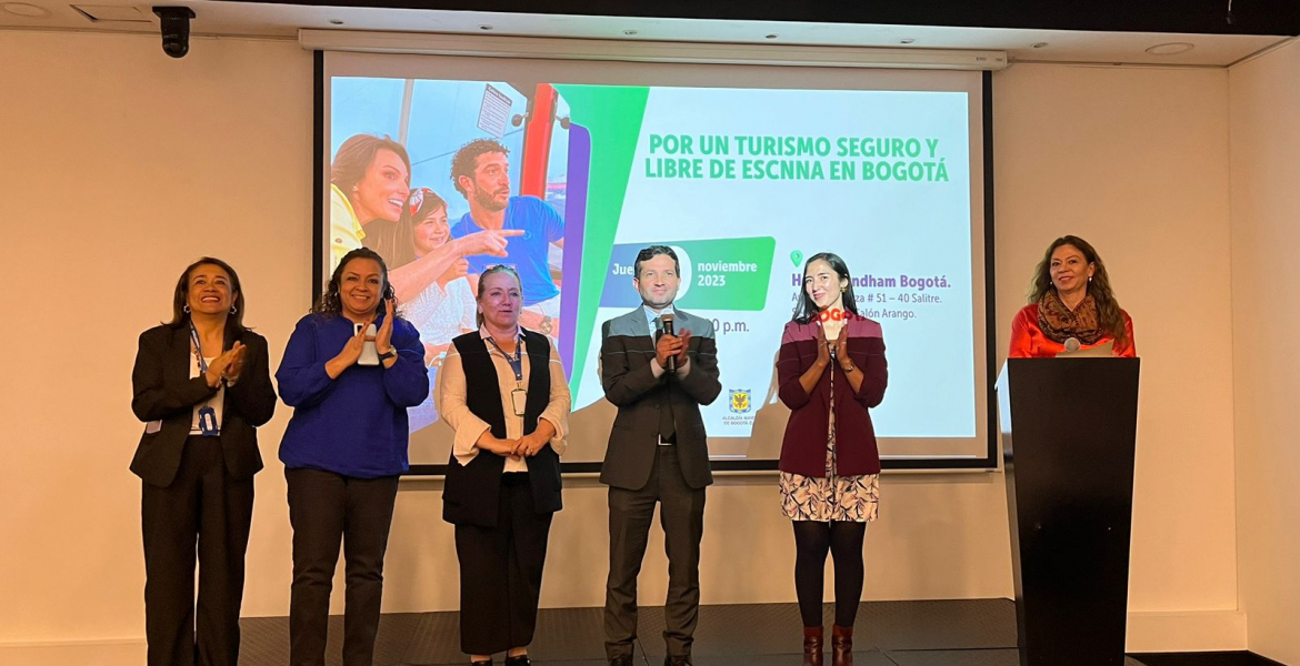 BOGOTÁ, COMPROMETIDA CON UN TURISMO SEGURO Y LIBRE DE #ESCNNA