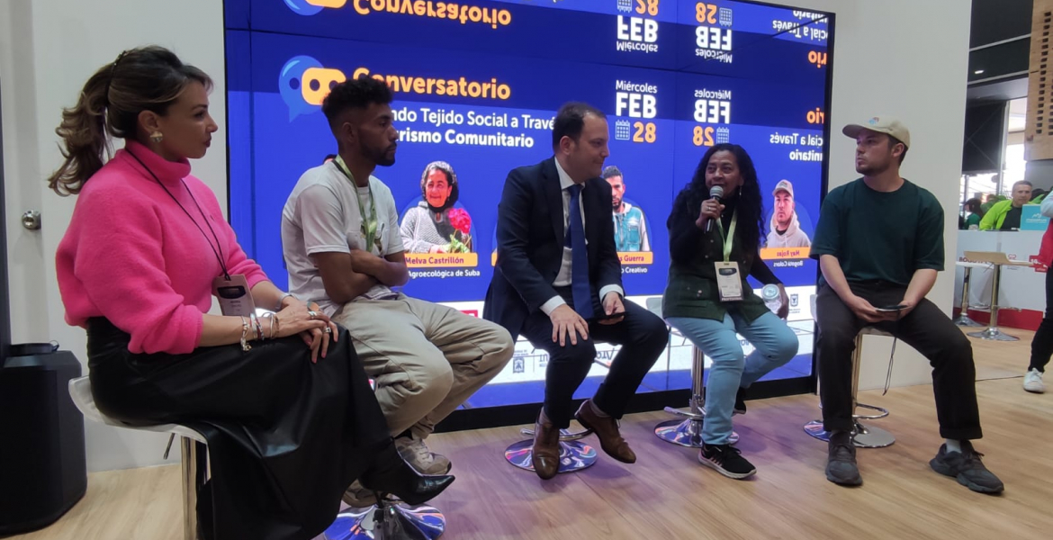 Desde el stand Bogotá en ANATO 2024, el IDT destaca al turismo comunitario como herramienta para crear tejido social