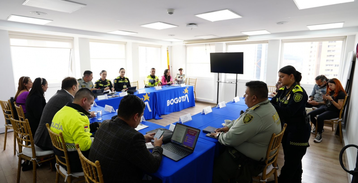 Bogotá acuerda cuatro compromisos interinstitucionales para garantizar una experiencia segura a los visitantes