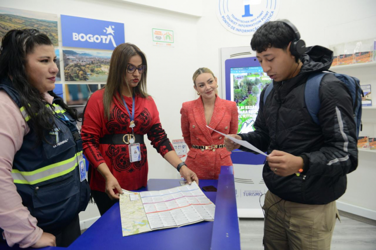 Bogotá reapertura el Punto de Información Turístico para orientar a los viajeros que lleguen por la Terminal de Transporte
