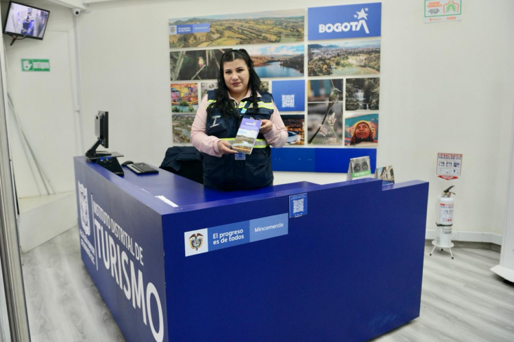 Bogotá reapertura el Punto de Información Turístico para orientar a los viajeros que lleguen por la Terminal de Transporte