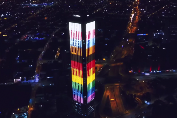  La Torre Colpatria se vestirá con la bandera del orgullo LGTBI en conmemoración del Mes del Orgullo