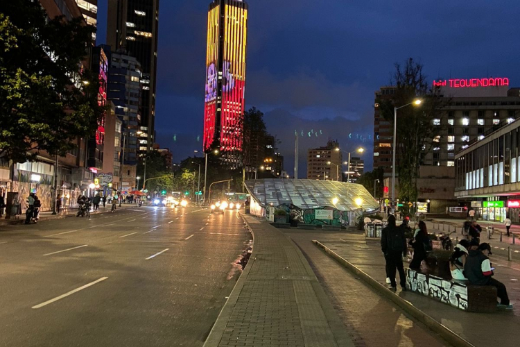 La Torre Colpatria se iluminará con los colores de Bogotá para celebrar los 486 años de la ciudad